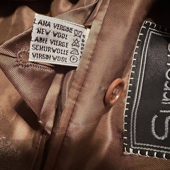 Canali Milano Italy Surreys Wool Single Breasted Blazer Mens Coat Notch 3 Button - Picture 16 of 16